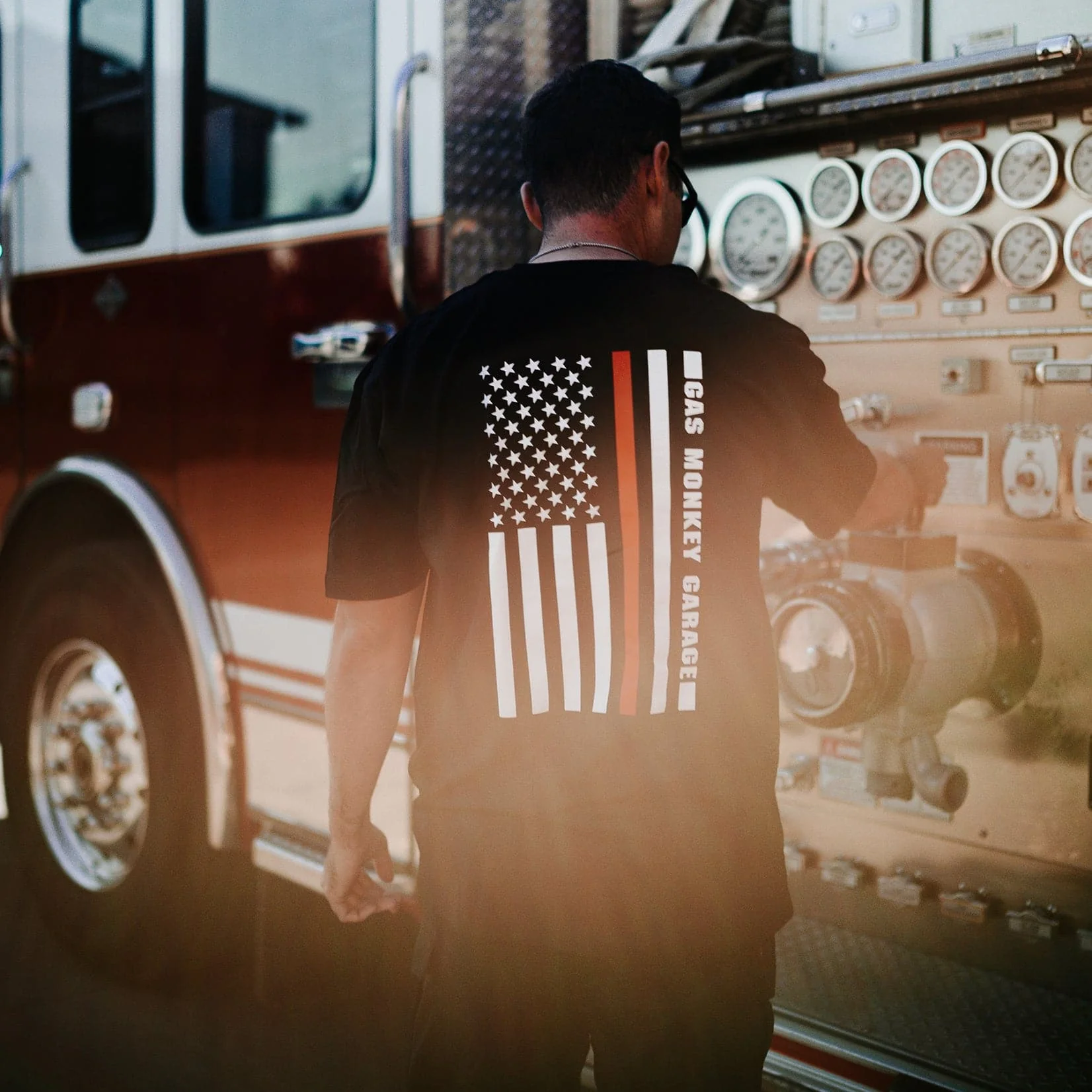 GMG Thin Red Line Tee - Image 6